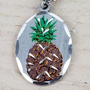 Blackinton Vintage Pineapple Pewter Necklace
